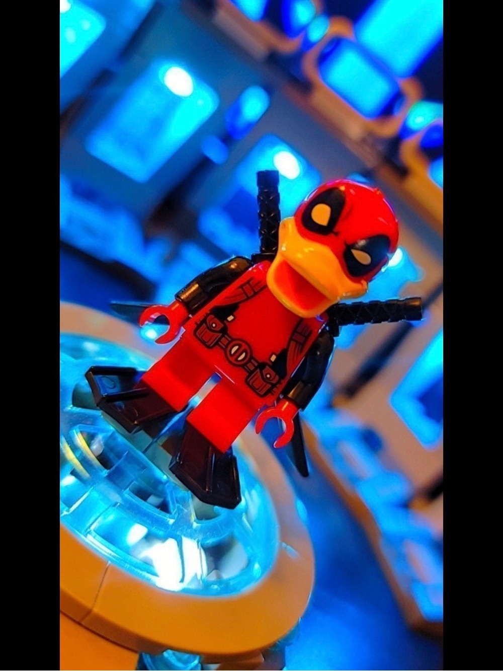 Deadpool Duck Minifigure Lego Compatible